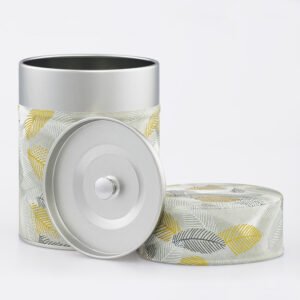 Boîte à thé washi chiyogami artisanale française - Akemi