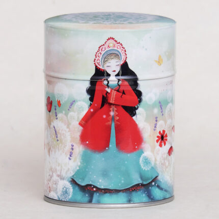 Boîte à thé illustration artisanale française Esprit Céladon
