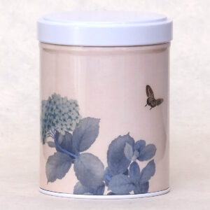 Boîte à thé illustrée empilable Hydrangeas