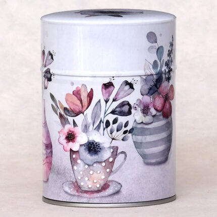 Boîte à thé illustrée Bouquets