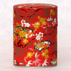 Boîte à thé washi traditionnelle Shirako