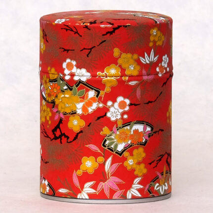 Boîte à thé washi traditionnelle Shirako