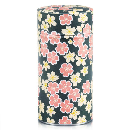 Big washi tea tin Satomi