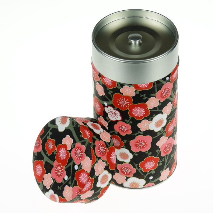 Big washi tea tin Hokoen