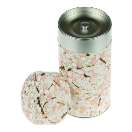 Big washi tea tin Machi