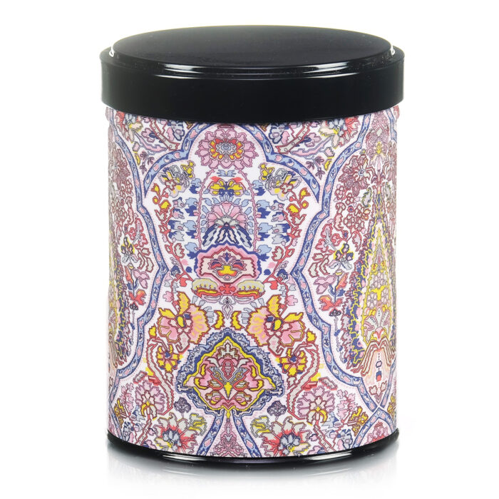 Stackable illustrated tea tin Jaipur