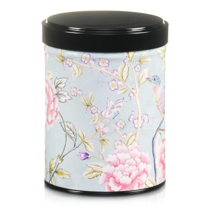 Stackable illustrated tea tin Orient