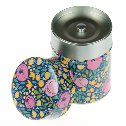 Illustrated tea tin Flowery