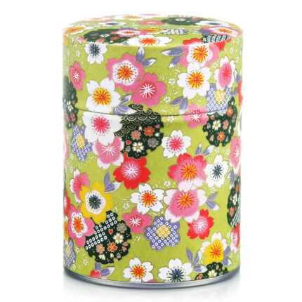 Boîte à thé washi 100g Wakaba