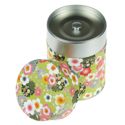Boîte à thé washi traditionnelle Wakaba