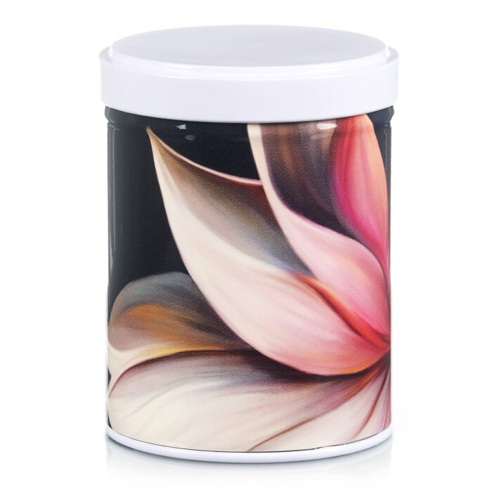 Illustrated and stackable tea tin Hestia
