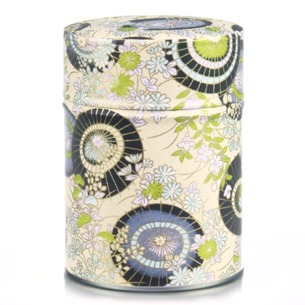 Traditional washi tea tin Geroshi