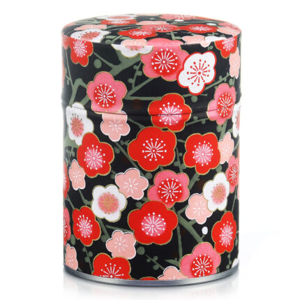 Traditional washi tea tin Hokoen