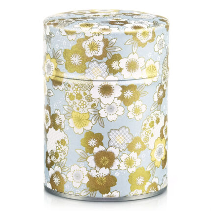 Traditional washi tea tin Tokecho