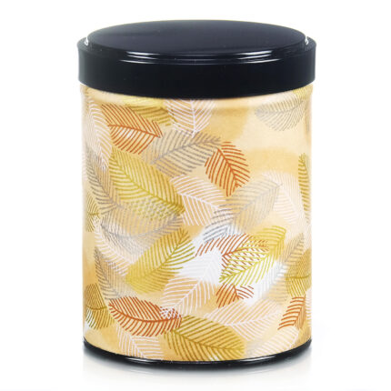 Stackable washi tea tin Akane