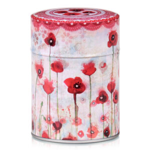 Boîte à thé illustrées Poppies