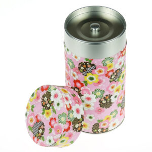 Grande boîte à thé washi Pinku
