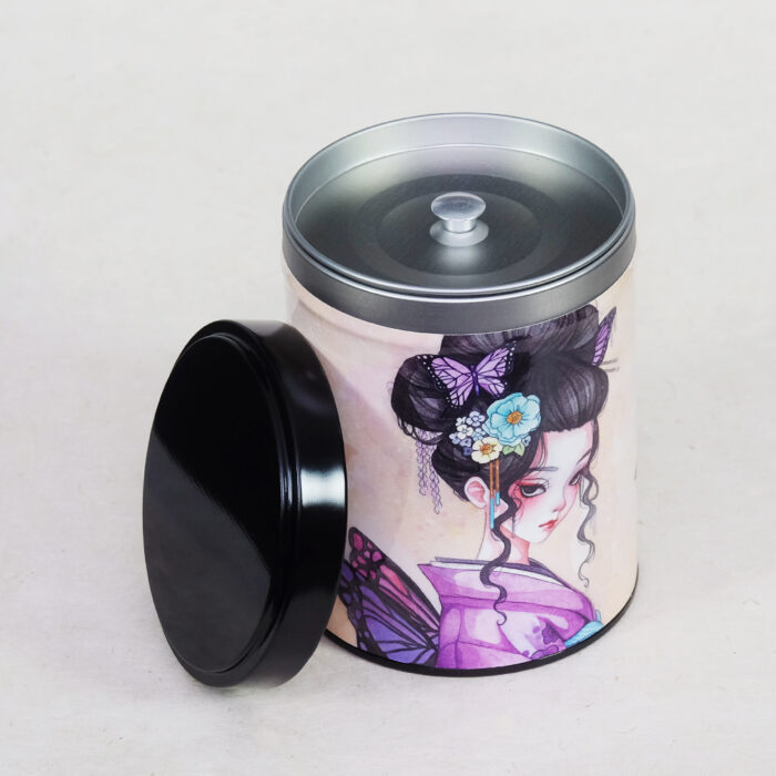 Mrs Butterfly illustrated stackable tea box