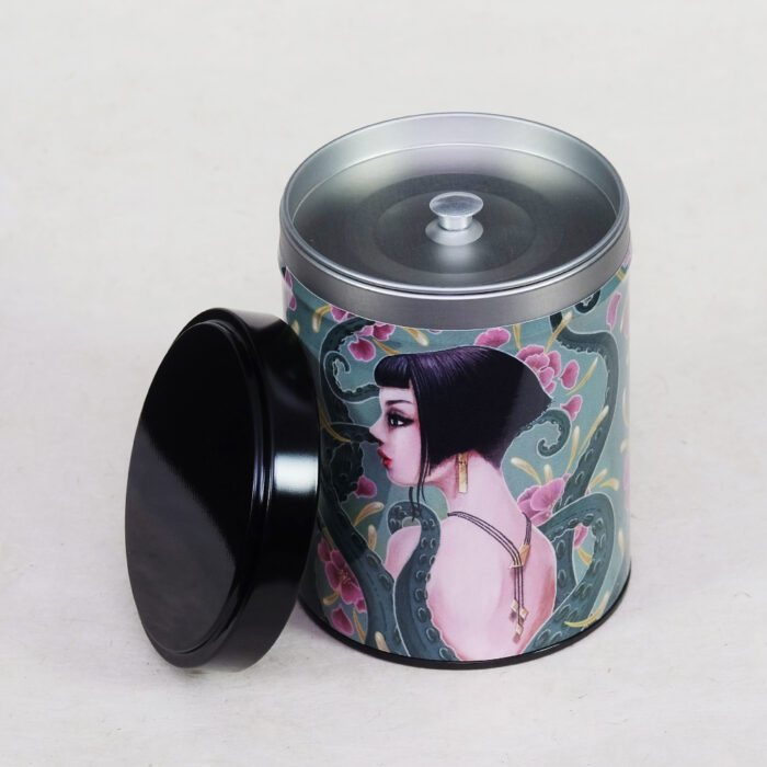 Tentacles illustrated stackable tea box