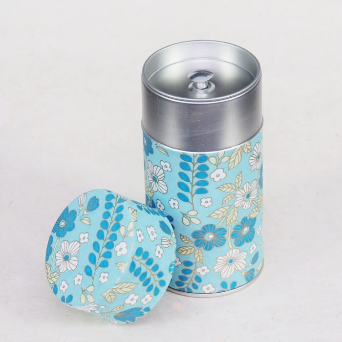 Boîte à thé artisanale washi Momozono