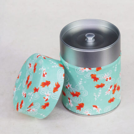 Boîte à thé artisanale washi Sakana