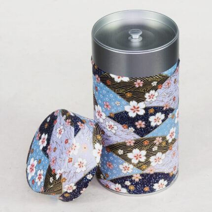 Grande boîte à thé artisanale washi Okazaki