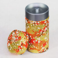 Grande boîte à thé artisanale washi Hisawa