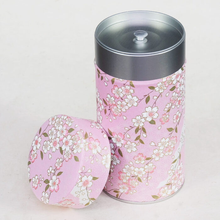 Grande boîte à thé artisanale washi Nakaicho