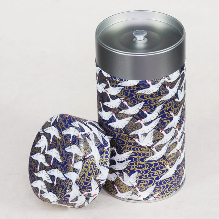 Grande boîte à thé artisanale washi Norisuke