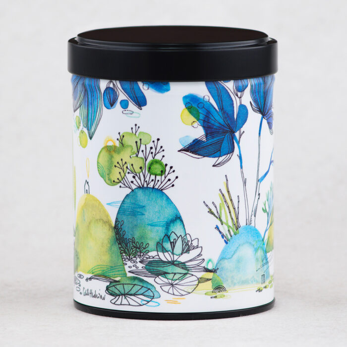 Boîte à thé illustrée empilable Cœur de mangrove / Cecile Hudrisier
