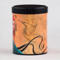 Stacked illustrated tea box Hérons / Misstigri