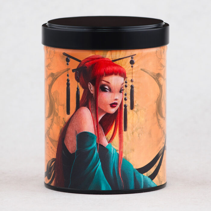 Stacked illustrated tea box Hérons / Misstigri