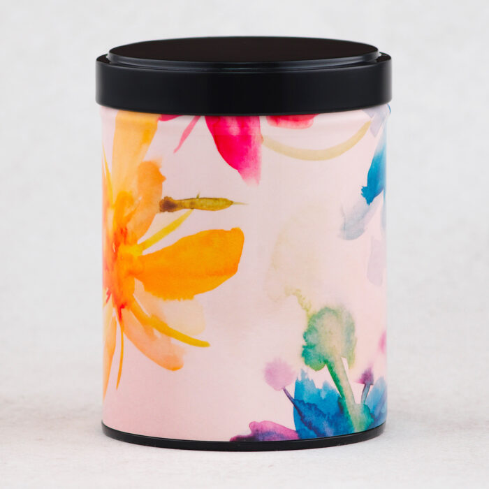 Boîte à thé illustrée empilable Iris d'O / Lea Medine