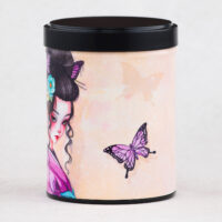Stacked illustrated tea box Mrs Butterfly / Sybile Art