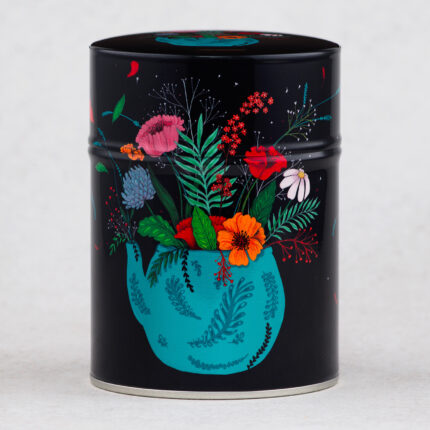 Boîte à thé illustrée Fleurs de thé / Minasmoke