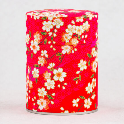 Boîte à thé washi Akai