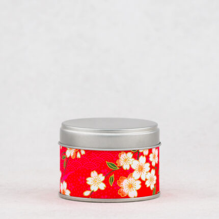 Petite boîte à thé washi Akai