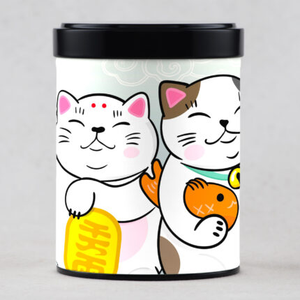 Manekineko - Boîte à thé empilable illustrée
