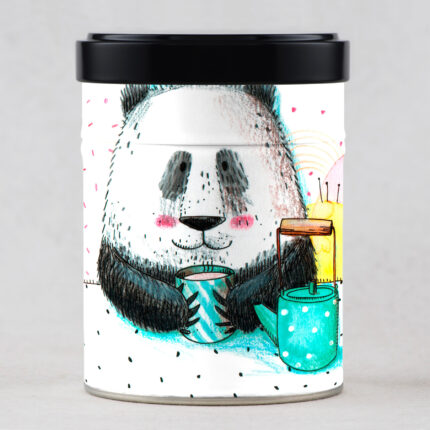 Panda - Boîte à thé empilable illustrée