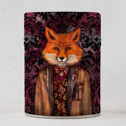 Lord Fox - Boîte à thé traditionnelle illustrée