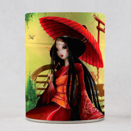 Ombrelle - Boîte à thé traditionnelle illustrée