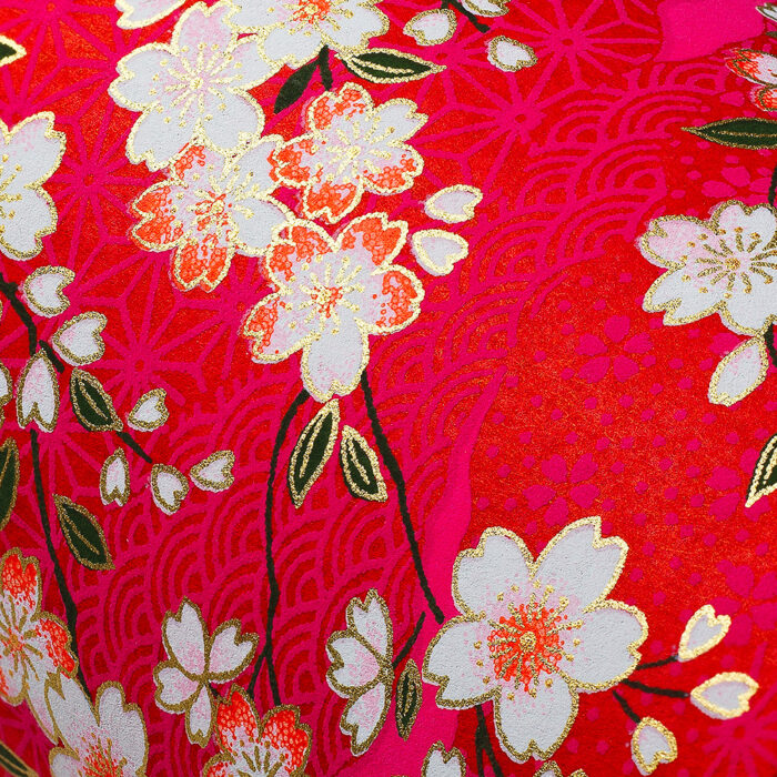 Papier washi pour boîte à thé Akai