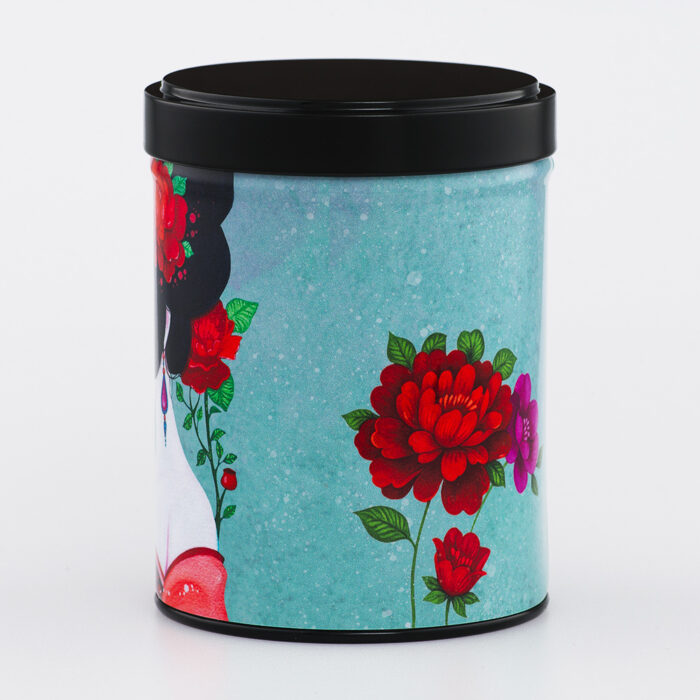 Boîte à thé empilable illustrée artisanale française - Ayaka par Sybile Art