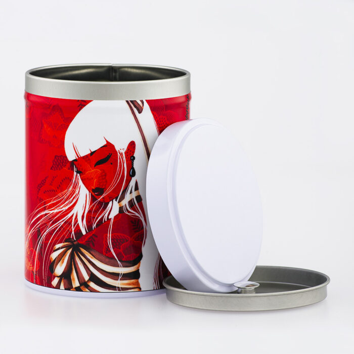 Boîte à thé empilable illustrée artisanale française - Honoka par Misstigri