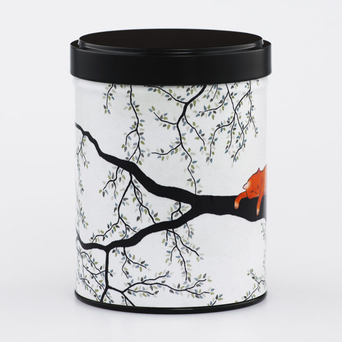 French handcrafted illustrated stackable tea box - La Sieste