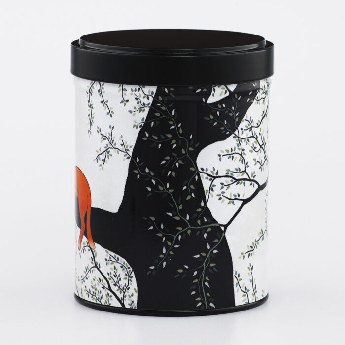 French handcrafted illustrated stackable tea box - La Sieste