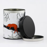 French handcrafted illustrated stackable tea box - La Sieste