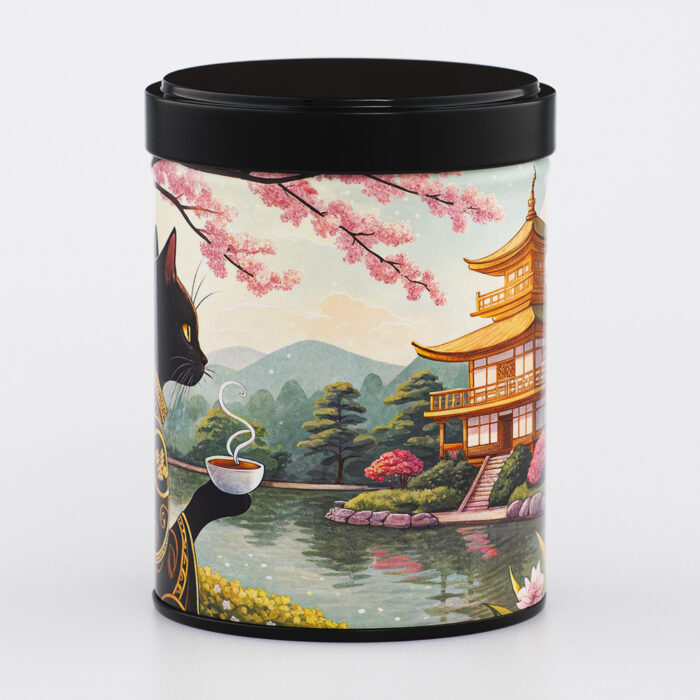 Boîte à thé empilable illustrée artisanale française - Mugi