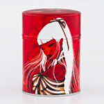 Boîte à thé traditionnelle illustrée artisanale française - Honoka par Misstigri