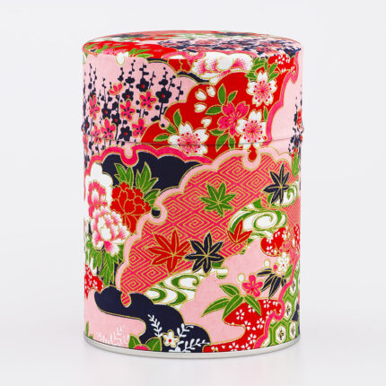 Boîte à thé washi chiyogami artisanale française - Anan